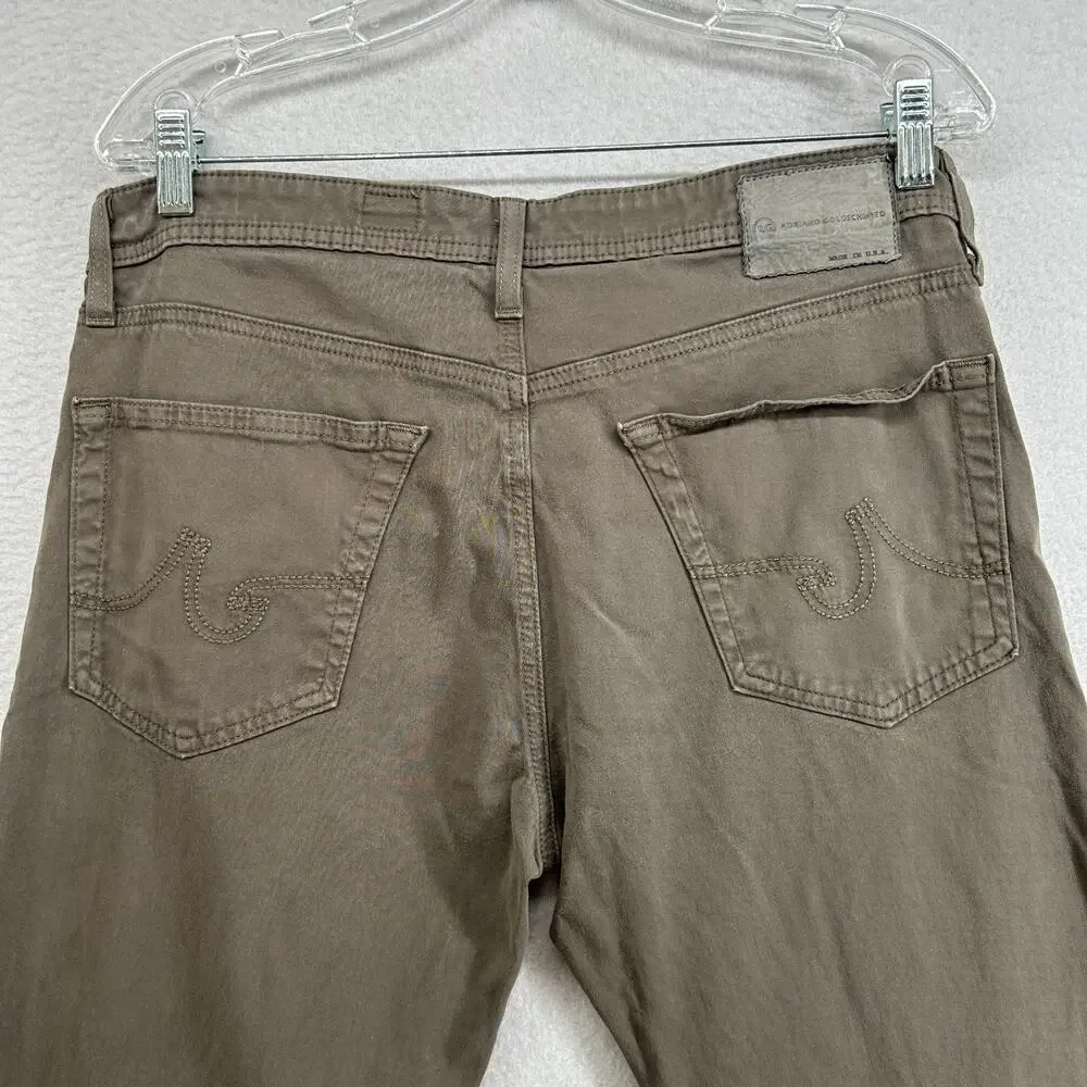 AG ADRIANO GOLDSCHMIED Jeans Mens 34x34 The Protege Stretch Cotton Gray USA VTG